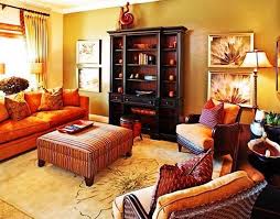 Living Room Decorated For Fall Home Autumn Fall Colors Warm Inspiration Decorate Ideas Rich Living Fall Living Room Decor Fall Living Room Living Room Designs