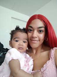 Mother and Daughter Wearing Pink to Church