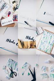 Hier folgt eine liebevolle handgefertigte karte. Diy Gastebuchposter Zur Hochzeit Selbermachen Susse Wimpelkette