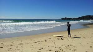 Tuncurry beach, where a man, aged in his 50s, was bitten by a shark on his upper thigh while he was surfing. Shark Attack On Nsw North Coast Leaves Surfer With Severe Leg Injuries Swellnet Dispatch Swellnet