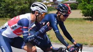 Zijn voorsprong op evenepoel is nu vijftien seconden. Puo3trr6k6shcm