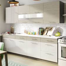 Maya 2m60 Bg Ba Meuble Cuisine Blanc Meuble Cuisine Et Cuisine Blanche Et Bois