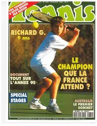 De l'autre, hugo gaston, 20 ans, aucun titre mais héros de l'édition 2020, 141e mondial et. Richard Gasquet 9 Ans En Couverture De Tennis Magazine Les Articles D Ernest Monvalon
