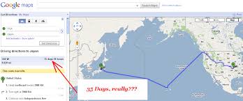 1/1/2018 · mapquest reserves the right, in its sole discretion, to terminate your access to the materials or to all or part of this website or any application, with or without notice. Google Maps Suggest You To Take A Kayak From Usa To Japan