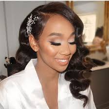 Our natural hair bridal gallery proves that locs can be a very versatile style option, for even the most special of occasions. Untitled Bridal Hair And Makeup Wedding Hair And Makeup Black Brides Hairstyles