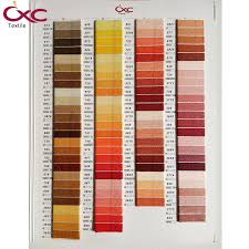 Cxc Embroidery Threads Color Chart 447 Different Colors