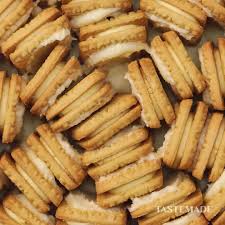 Biscuits And Buns On Banks Count The Biscuits Go On Save Our Custard Cream Biscuit Cake Recipe On The Tastemade App Link In Bio Biscuit Cake Cream Biscuits Recipes