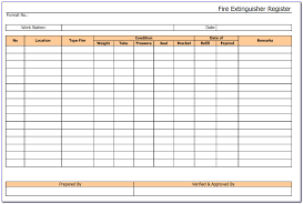 A properly working extinguisher could save a life, maybe even yours. Monthly Fire Extinguisher Inspection Form Template Vincegray2014