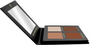 It is a gorgeous chocolate shade of a contour and looks extremely appealing on the brown skin beauties. Contouring Palette Contour Kit Powder Makeup 4 Special Matte Colours With Mirror For Light Dark Skin Vegan Cruelty Free Perfect Gift Idea Amazon De Beauty