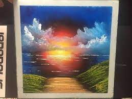 Painting With One Of My Subscriber S Youtube Glass Painting Mountain Landscape Painting Acrylic Painting Diy