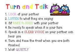 Turn And Talk Anchor Chart