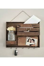 Mail Organizer Entryway Organizer Mail Holder Key Hanger Diy Home Decor Decor Home Diy