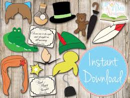 Instant Download Peter Pan Photobooth Props Printable Tinkerbell Tigerlily Mermaid Peter Pan Party Peter Pan Tinkerbell Party