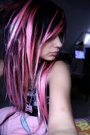 Nowadays, blue black hair is super fashionable. Love The Pieciness Of The Color Blonde Scene Hair Hair Styles Pink And Black Hair