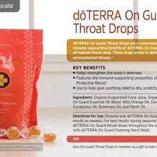 The doterra hair care line is now available! Doterra On Guard Throat Drops Bliz Wellness