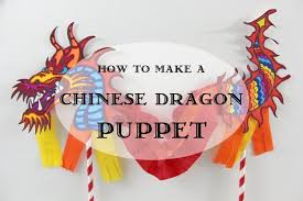 Print on card stock for a sturdier final product. Chinese Dragon Puppet Kids Craft With Printable Dragon Template