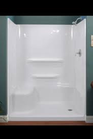 Elite 60 X 32 X 78 Lh Seated Shower Base And Wall Kit Menards Shower Kits Shower Base Shower