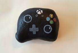 Xbox Controller Painted Rocks Rock Crafts Rock Painting Ideas Easy Painted Rocks