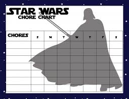 Printable Star Wars Chore Charts Clever Pink Pirate