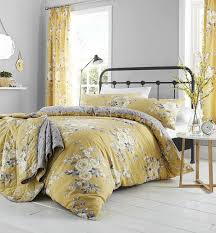 From chic curtains to throws and cushions, shop now. Catherine Lansfield Canterbury Ochre Grey Yellow Floral Duvet Cover Bedding Set Ebay