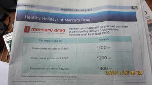 Citibank S Healthy Holidays At Mercury Drug Mymikhaela S Weblog