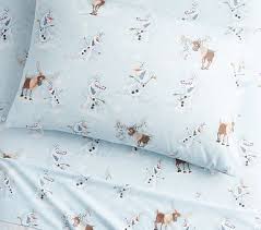 Buy disney frozen full and twin sheets and comforter set, floral breeze (twin): Disney Frozen Olaf Organic Kids Sheet Set Pottery Barn Kids