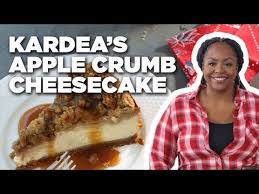 Kardea Brown S Big Apple Crumb Cheesecake Delicious Miss Brown Food Network Youtube Apple Crumb Cheesecake Food Network Recipes Apple Crumb