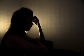 Image result for images sad woman dark night