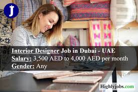 Interior design salaries are collected from government agencies and companies. Interior Designer Job In Dubai Highlyjobs