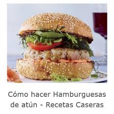 Receta Para Hacer Hamburguesas De Atun En 2020 Hamburguesas De Atun Receta Para Hacer Hamburguesas Preparar Comida Sana