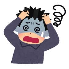ノイローゼの人のイラスト（男性） | かわいいフリー素材集 いらすとや