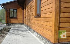 Имитация бревна с использованием металлического сайдинга