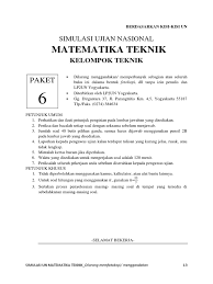 We did not find results for: Soal Mate Tryout Paket 6