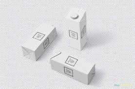 Free Milk Carton Mockup Zippypixels Box Mockup Carton Box Free Packaging Mockup