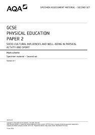 Pearson education accepts no responsibility whatsoever for the accuracy or method of working in the answers given. Gcse Pe Paper 2 Ms Sams 2 By Ullswater Community College Issuu