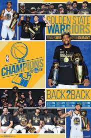 From big accomplishments (a third title) to countless little things (about coach steve. Golden State Warriors 2018 Back To Back Nba Champions 6 Player Commemorative Poster Sports Poster Warehouse