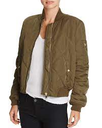 Aqua Quilted Bomber Jacket 100 Exclusive Women Bloomingdale S Quilted Bomber Jacket Bomber Jacket Military Green Bomber Jacket