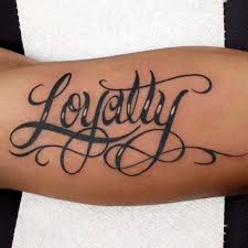 Placing words in other designs. 55 Best Loyalty Tattoo Designs Meanings Courage Honor 2019