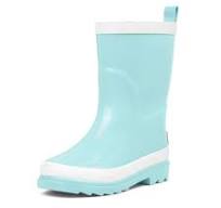Tranquil Blue Rubber Rain Boots Kids Premium Collection - 8