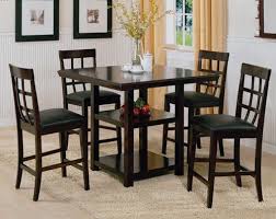 Style 7801 Color Cappuccino Dining Room Furniture Sets Bar Height Dining Table Dining Table