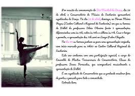 Abertura para evento comemorativo dia inrtenacional da dança/2014. Conservatorio De Musica De Santarem Dia Mundial Da Danca