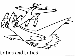 Opens in a new window; Latias And Latios Pokemon Characters Printable Coloring Pages 109 2021 051 Coloring4free Coloring4free Com