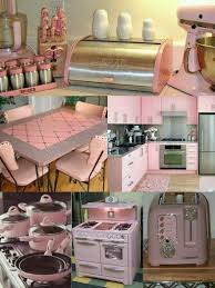 Pink Kitchen And Kitchen Accessories Pink Kitchen Retro Kitchen Accessories Retro Kitchen