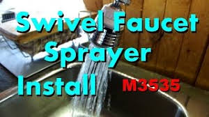 To replace moen faucet aerator. Install Swivel Faucet Aerator Moen M3535