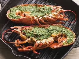 Recette Homard Grille Au Pesto Recipe Food Healthy Cooking Recipes