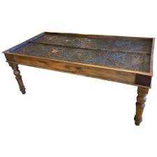 To craft a simple and classic look, try centering your room around this table. Tibetan Temple Door Dining Room Table Design Plus Gallery