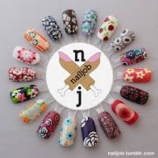 Floral Circle Nail Art Wheel Fancy Nails Designs Cute Nail Art Designs