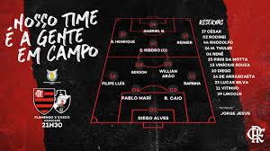 O mengão enfrenta o vasco, às 19h., no mané garrincha. Saiu Confira A Escalacao Do Flamengo Para O Classico Contra O Vasco Flamengo Coluna Do Fla