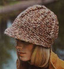 Pdf Women S Hats Vintage Knitting Pattern Beret Peaked Hat Etsy Vintage Knitting Patterns Vintage Knitting Hat Knitting Patterns