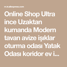 Online Shop Ultra Ince Uzaktan Kumanda Modern Tavan Avize Isiklar Oturma Odasi Yatak Odasi Koridor Ev Icin Tavan Avize Jewellery Shop Design Shop Design Design